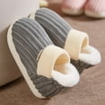 thumbnail image 5 of Girls Slippers Kids Home Cotton Comfy House Bedroom Home Winter Warm Indoor Shoes,Toddler Slippers(Size:7-8 Years), 5 of 7