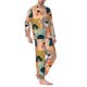 thumbnail image 2 of Fotbe Colorful Dogs Pijama de Hombre con Estampado de Manga Larga, Conjunto de 2 Piezas, Ropa de Dormir Suave y Cómoda con Bolsillos-Medium, 2 of 7