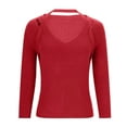 thumbnail image 5 of Turilly Womens Sweaters Slim Fashion Women's Casual Long Sleeve Solid V-Neck Ladies Tops Blouse Sweater, 5 of 6