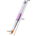 thumbnail image 3 of UV Gel Nail Brush Rhinestone Handle Nylon Hair Ombre Brush Pro Nail Art Tools, 3 of 4