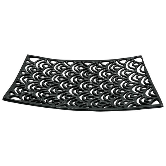 Pemberly Row Decorative Handmade Aluminum Square Planter in Black