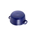 thumbnail image 2 of STAUB La Cocotte Cocotte Ronde en Fonte de 8,4 L, Bleu Foncé, 2 of 6