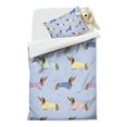 thumbnail image 2 of Colorful Funny Dachshund Duvet Cover and Pillowcase Set for Single Bedding, Bedroom Accessories for Kids Teens, 2 of 5