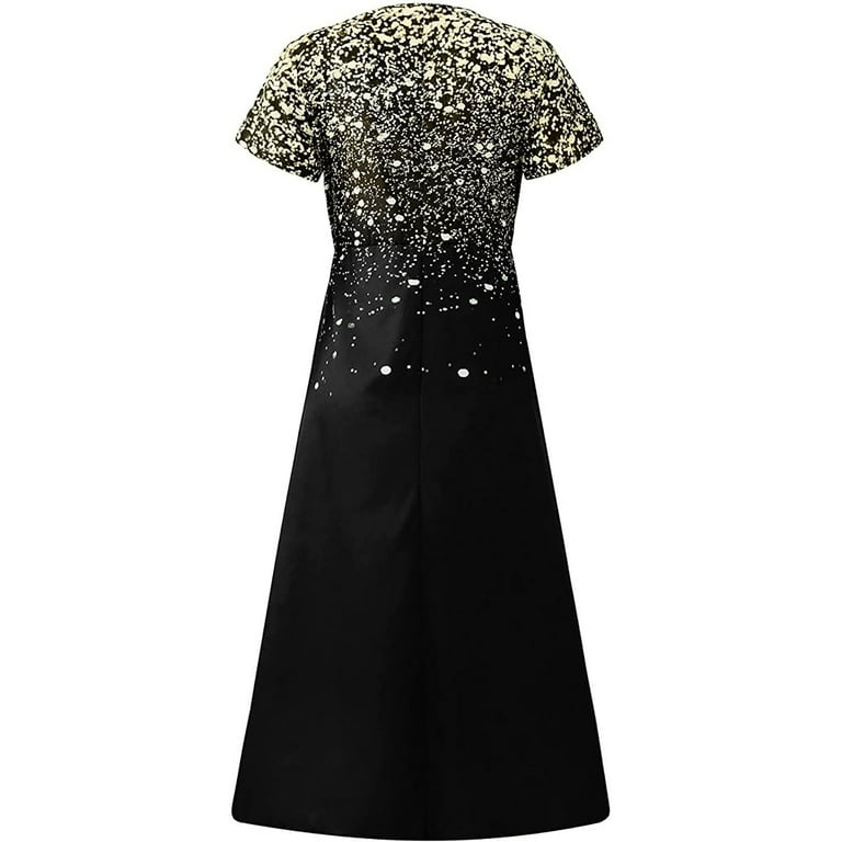 black and gold bebe dress Black Gold Accent Girl Dress NDesign #47 – ABCNarciDesigns main image 0