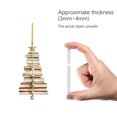 thumbnail image 4 of Farmhouse Christmas Tree Book Page Hanging Ornaments for Indoor and Outdoor Year Round Festive Party Craft, 4 of 4
