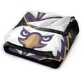thumbnail image 2 of Nazareth College Logo Fleece Blanket, Very Soft Microfiber Flannel Blanket for Couch Warm and Cozy for All Seasons, 2 of 6