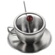 thumbnail image 4 of Rustic Coffee Mug Set Stainless Steel Coffee Cup and Saucer for Afternoon Tea 1Set, 4 of 4