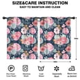 thumbnail image 2 of Blackout Kids Curtains,Pioneer Flower Floral Print Pattern Childrens Insulated Curtains Set Of 2,Bedroom Essentials,Toddler Room Decor 42"x54", 2 of 5
