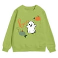 thumbnail image 4 of KPOPLK Boys Fashion Hoodies Kids Long Sleeve Hooded Sweatshirts 5-20 Years(5Y,Green), 4 of 4