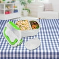 thumbnail image 2 of Boîte à Lunch Chauffante Électrique Portable 12V pour Voiture Bento Récipient Alimentaire (Vert), 2 of 8