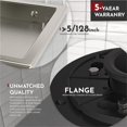 thumbnail image 3 of Webang Desagüe Cuadrado Para Piso De Ducha De 6 Pulgadas Con Brida, Rejilla Con Patrón Cuadrado, Extraíble, Apto Para Uso Alimentario, Acero Inoxidable Sus 304, Marca De Agua Y Níquel Cepillado Certif, 3 of 6