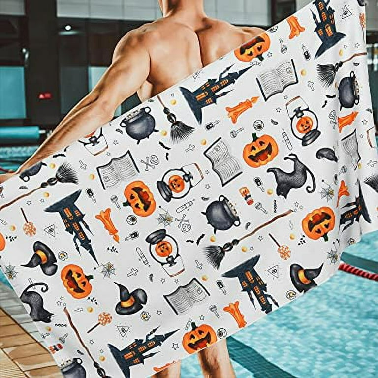 Halloween bath towels hotsell