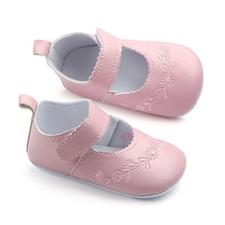 

TOWED22 Slippers For Toddler Girls Sneaker Fashion Shoes Girls Stitchwork Sneaker Baby -slip Single Baby Shoes Pink
