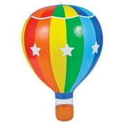 22" Striped Inflatable Hot Air Balloon Toy Decoration