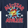 thumbnail image 3 of SpongeBob SquarePants - American All Star - Toddler And Youth Short Sleeve Graphic T-Shirt, 3 of 6