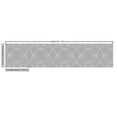 thumbnail image 2 of Ambesonne Geometric Fabric by the Yard Upholstery, Contemporary Stripe Motif, 5 Yards, Charcoal Grey and White, 2 of 4