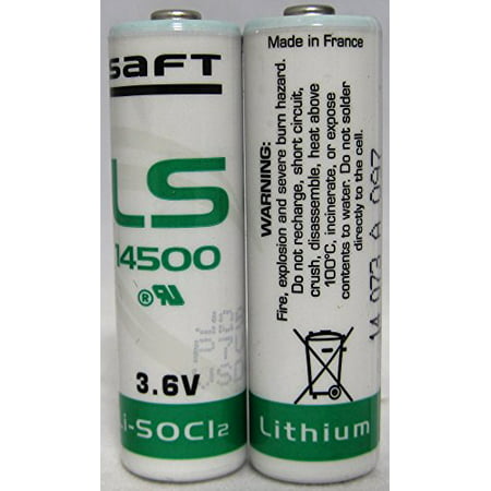 5 SAFT LS14500 LS 14500 AA 3.6v Li-SOCl2 Lithium Batteries MADE IN