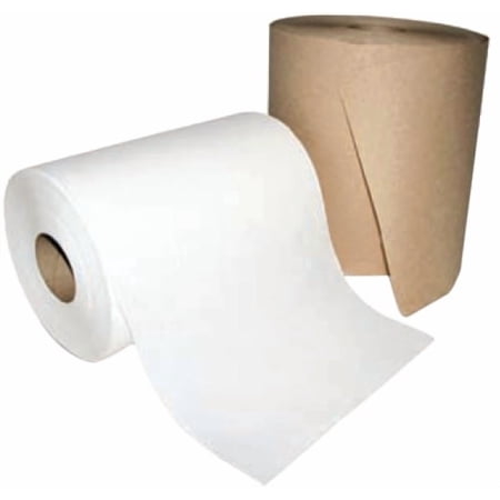 Windsoft Hardwound Roll Towels, 1-Ply, 8" x 350 ft, Natural, 12 Rolls/Carton