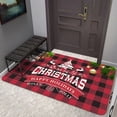 thumbnail image 4 of VIKAMA1pc Felpudo de terciopelo de cristal navideño, felpudo para puerta, decoración navideña, felpudo moderno y sencillo para el hogar, felpudo antideslizante para decoración del hogar, 4 of 4