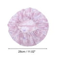 thumbnail image 2 of Unique Bargains Women's Durable Shower Hair Cap 1 Pc Pink, 2 of 3