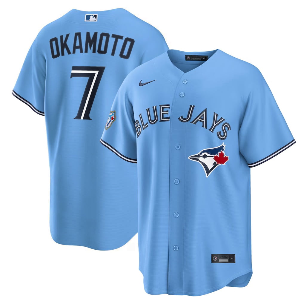 Men's Toronto Blue Jays Nike 50th Anniversary Kazuma Okamoto
