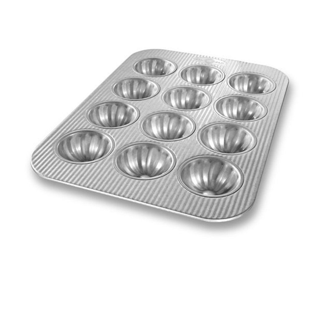 USA Pan Mini Fluted Cupcake Pan 12 Cup