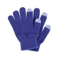 thumbnail image 3 of Polar Extreme Girl's One Size Double Stripe Hat and Texting Glove Set, 3 of 3