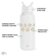 thumbnail image 2 of Botella de agua simple y moderna con diseño de princesa Disney, 950 ml, acero inoxidable, 2 of 6