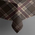 thumbnail image 5 of Brown Beige Checkerboard Checkered Pattern Square Tablecloth,Waterproof Square Table Cover,Wipeable Spillproof Washable Table Cover for Home Kitchen Party Decor 42"X42"(107x107cm), 5 of 6
