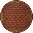 thumbnail image 1 of Ahgly Company Machine Washable Indoor Round Traditional Red Fox Red Area Rugs, 4' Round, 1 of 7