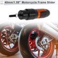 thumbnail image 2 of Protector de guardabarros de aleación de aluminio de 10mm para slider de marco de motocicleta, protección contra choques, 40mm, 185mm, Naranja, 1 Pc, 2 of 7