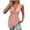 A001 Pink, variant on bnaln Camisole Tops for Women Babydoll Tank Tops Ladies Vest Pleated Peplum Sleeveless Cami Shirts V Neck Loose Swing Flowy Shirts Tunics Dressy Casual Blouse Y2K Going Out Cute Top