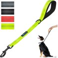 thumbnail image 1 of shiyou-Dog Leash 18in Soft Padded Handle Dog Lead with 3 Reflective Thread for Large Medium Dogs Heavy Duty Dog Rope Double Layer Nylon Pet Leash for Walking Training, 1 of 4