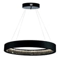 thumbnail image 2 of CWI Lighting Rosalina LED Lustre avec Finition Noire Mate, 2 of 6