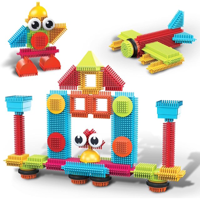 shiyou-Picasso Toys 41pc Hedgehog Hedgehog Block Building Blocks Construction Toy Set w/IdeaBook Learning Playset None Magnetic STEM STEAM Educational Kit Child Brain Development Preschool Kindergart