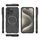 thumbnail image 4 of Funda GANGXUN para iPhone 15 Pro Max , magnética, resistente a golpes, con soporte, unisex, carga inalámbrica, 4 of 4