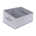 thumbnail image 2 of Contenedor de almacenamiento plegable para ropa interior, sujetadores, calcetines, cubos organizadores, 2 compartimentos para armario, mantas, libros., 2 of 9