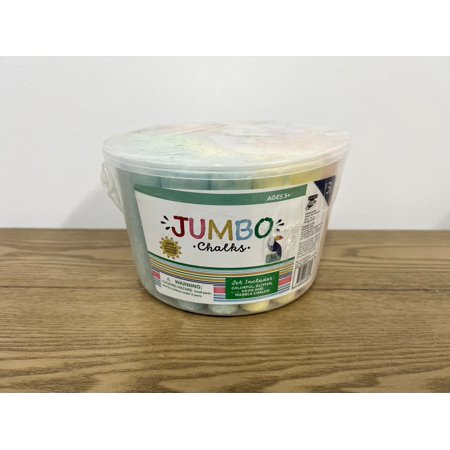 Anker Play Products Jumbo Chalk 36 Count Colorful Glitter Neon Marble