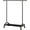 M single rod, variant on EP Clothes Rack Clothing Racks for Hanging Rolling Heavy Duty Coat Rack Drying Rack Clothing 180lbs Capacity 3" Industrial Wheels, 1" Pipe,Rolling Garment Rack Black