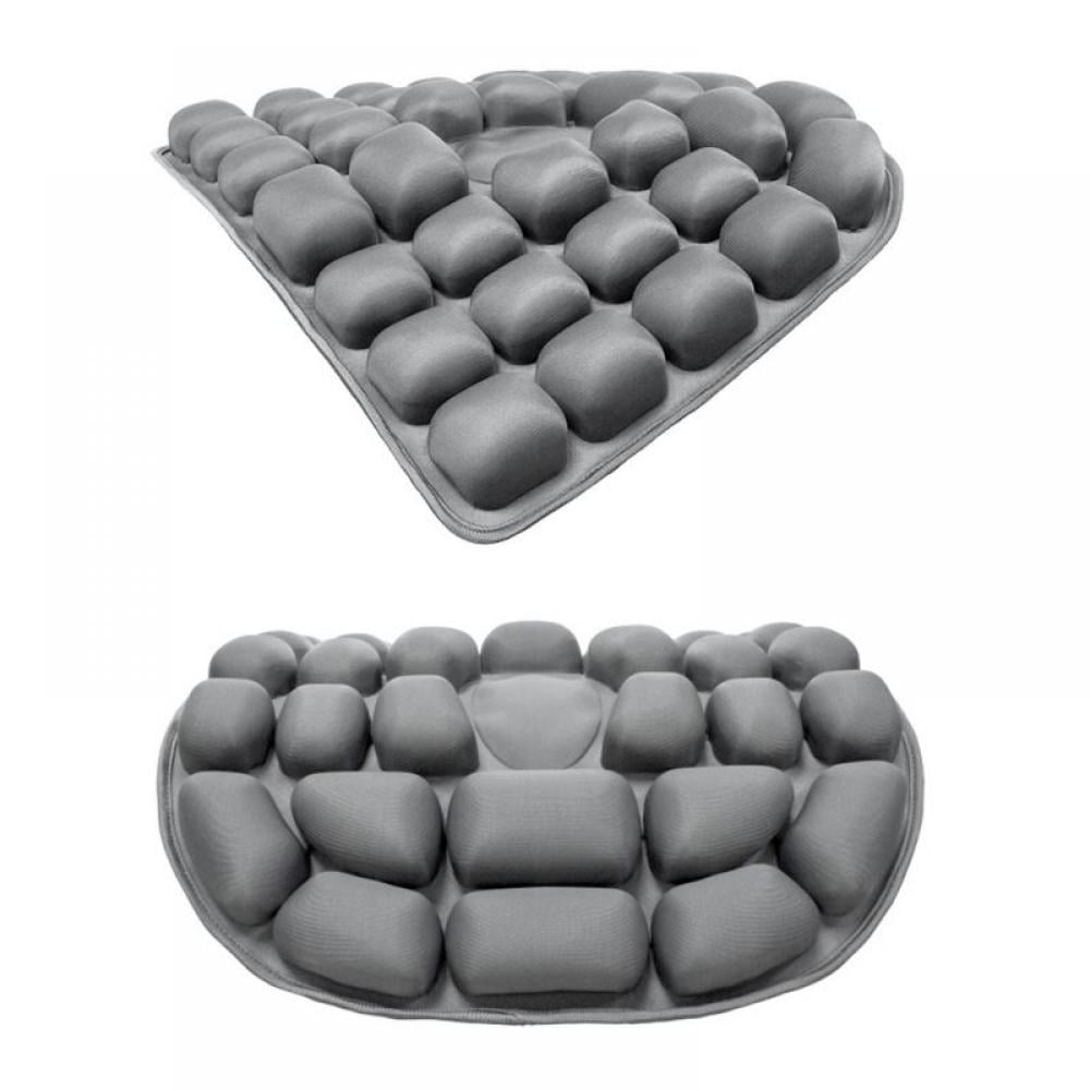 Vive 3D Inflatable Seat Cushion - Adjustable Air Pressure Relief Seat,  Portable - Waffle Style Tailbone Pad for Back Support, Sciatica, Coccyx  Pain 