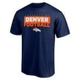 thumbnail image 2 of Men's Navy Denver Broncos Gain Ground T-Shirt, 2 of 3