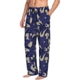 thumbnail image 2 of Xecao Lilies Flowers Men's Straight Lounge Pajama Pants: The Ultimate in Comfortable Sleepwear, 2 of 9
