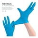 thumbnail image 2 of Guantes de Nitrilo CleanGuard 100pz Azul Mediano, 2 of 8