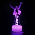 thumbnail image 1 of Lámpara nocturna 3D Illusion Michael Jackson Anime Decor, 1 of 1