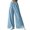 Sky Blue, variant on Kttectoa Womens Pants Drawstring Wide Leg Palazzo Pants Floral Lace Hem Boho Loose Casual Pants Vacation Solid