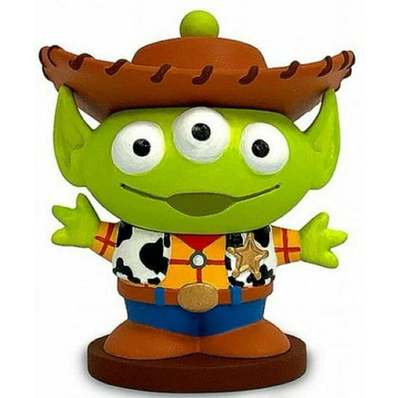 Remix Space Alien As Sheriff Woody 3” Pvc Cake Topper Toy Story Figure…