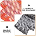 thumbnail image 3 of Guantes de yoga (4 pares): Guantes de yoga sin dedos antideslizantes para mujer - Manoplas protectoras de medio dedo para fitness, ciclismo y entrenamiento - Accesorios para ejercicio, 3 of 8