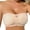 Beige, variant on Shecurve Wireless Comfort Bra with Removable Straps for Daily Wear Seamless Support Bandeau Design Versatile Layering