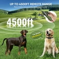 thumbnail image 2 of 1-2 Dogs Shock Collar 4500FT Dog Training Collar with Remote Waterproof Rechargeable E-Collar, 2 of 9