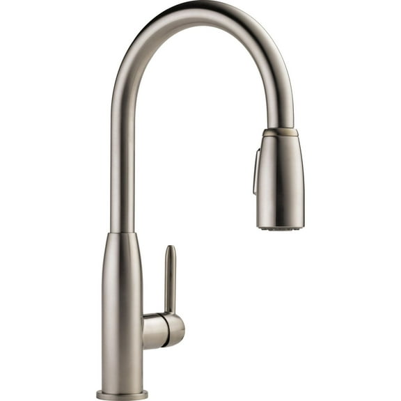 Peerless Single Handle Pull-Down Kitchen Faucet in Stainless Steel